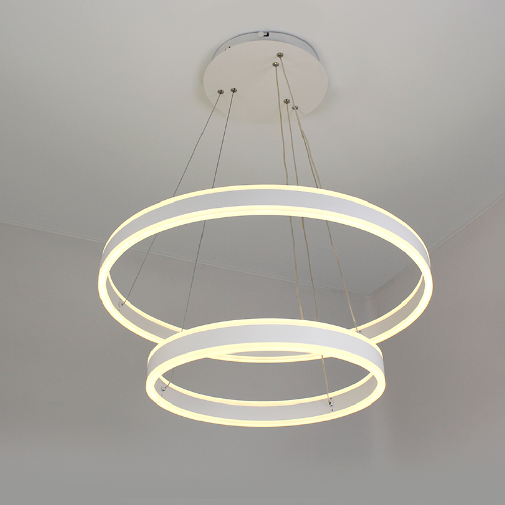 Люстра ESLLSE STELLA 2R с пультом 160W 600x1200 мм Белый (10417) - фото 7