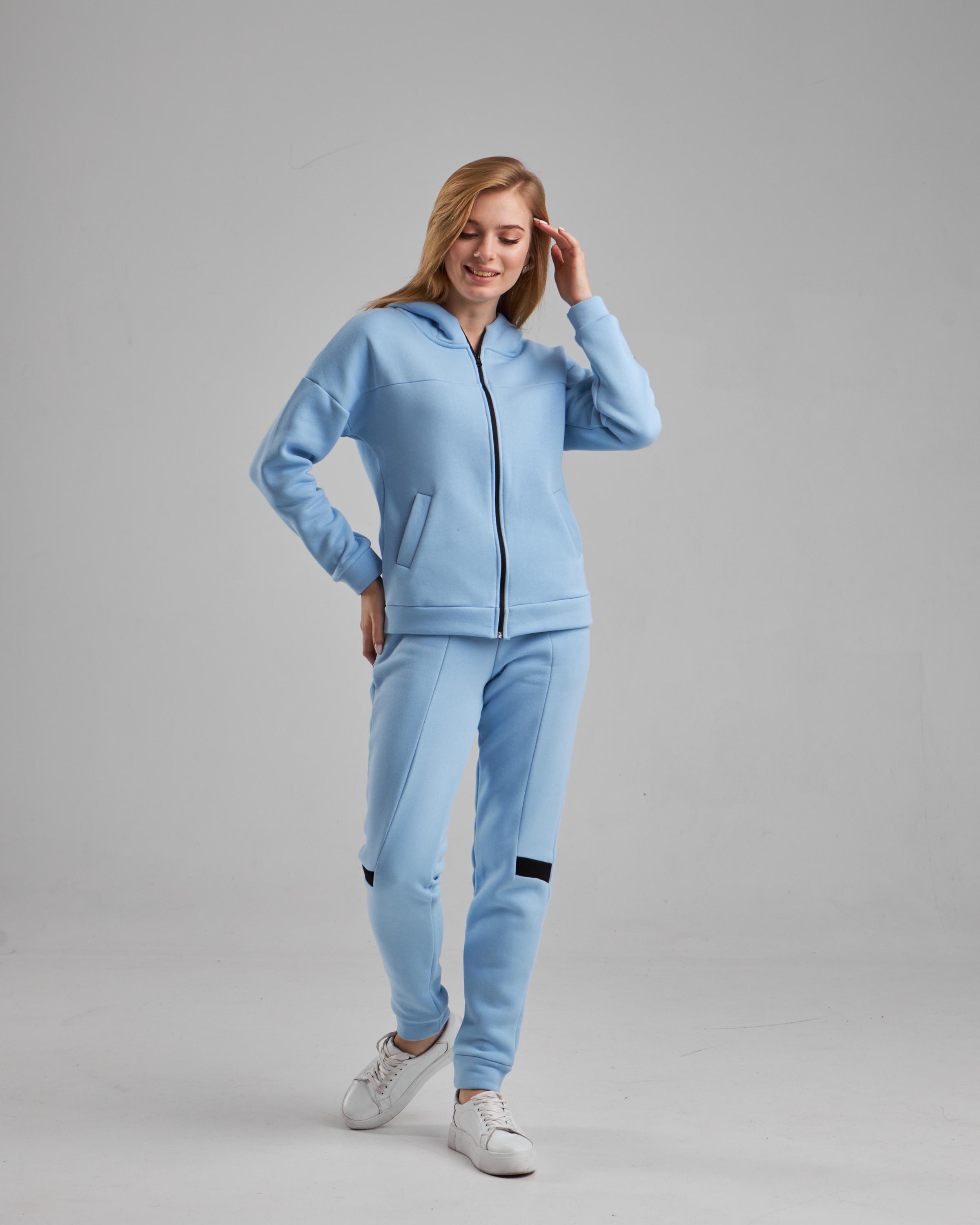 Спортивный костюм женский р. 46-48 Голубой (14605730) - фото 8 Спортивный костюм женский р. 46-48 Голубой (14605730) - фото 8