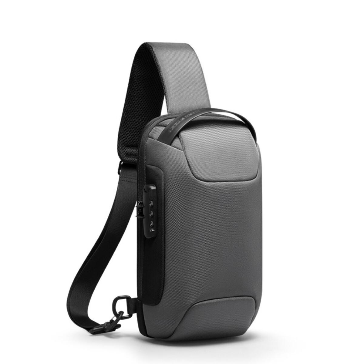 Рюкзак з однією лямкою Mark Ryden MR7116 з USB 8 л Сірий (MR7116-07-2501UA)