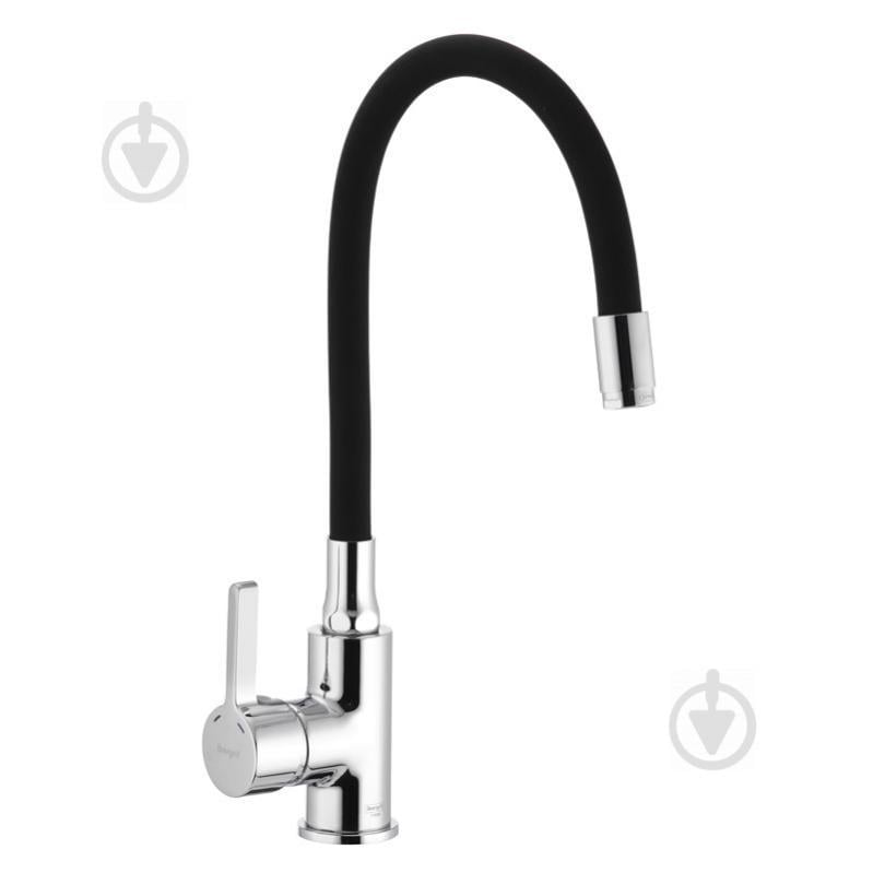 Смеситель для кухни с гибким силиконовым изливом IBERGRIF M22112-2 (IB0068)