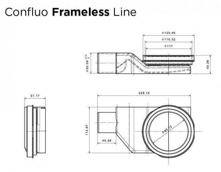 Душовий піддон Confluo Board UNI 1200 з вбудованим лотком Frameless Line 550 (PS40007822) - фото 16