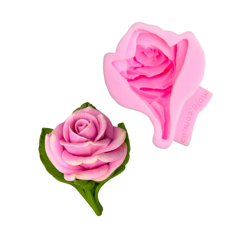 Молд силіконовий Троянда бутоньєрка (12784)