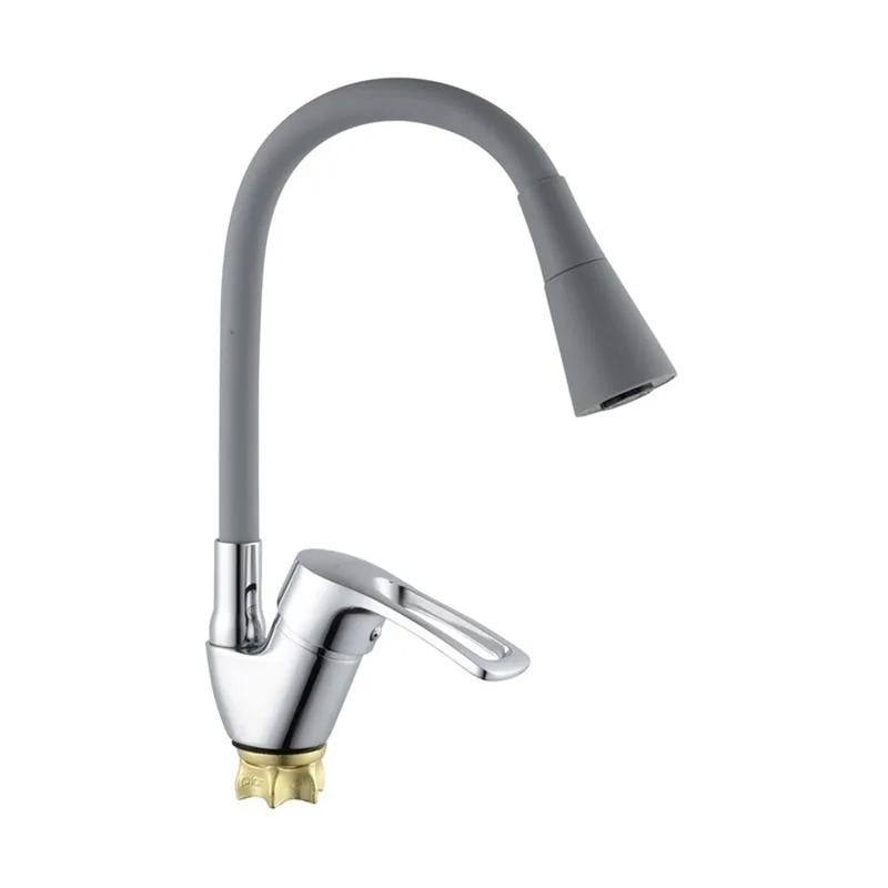 Смеситель для кухни Champion YUB 011-181 Nut Refl с силиконовым изливом Grey (MI6422) Смеситель для кухни Champion YUB 011-181 Nut Refl с силиконовым изливом Grey (MI6422)