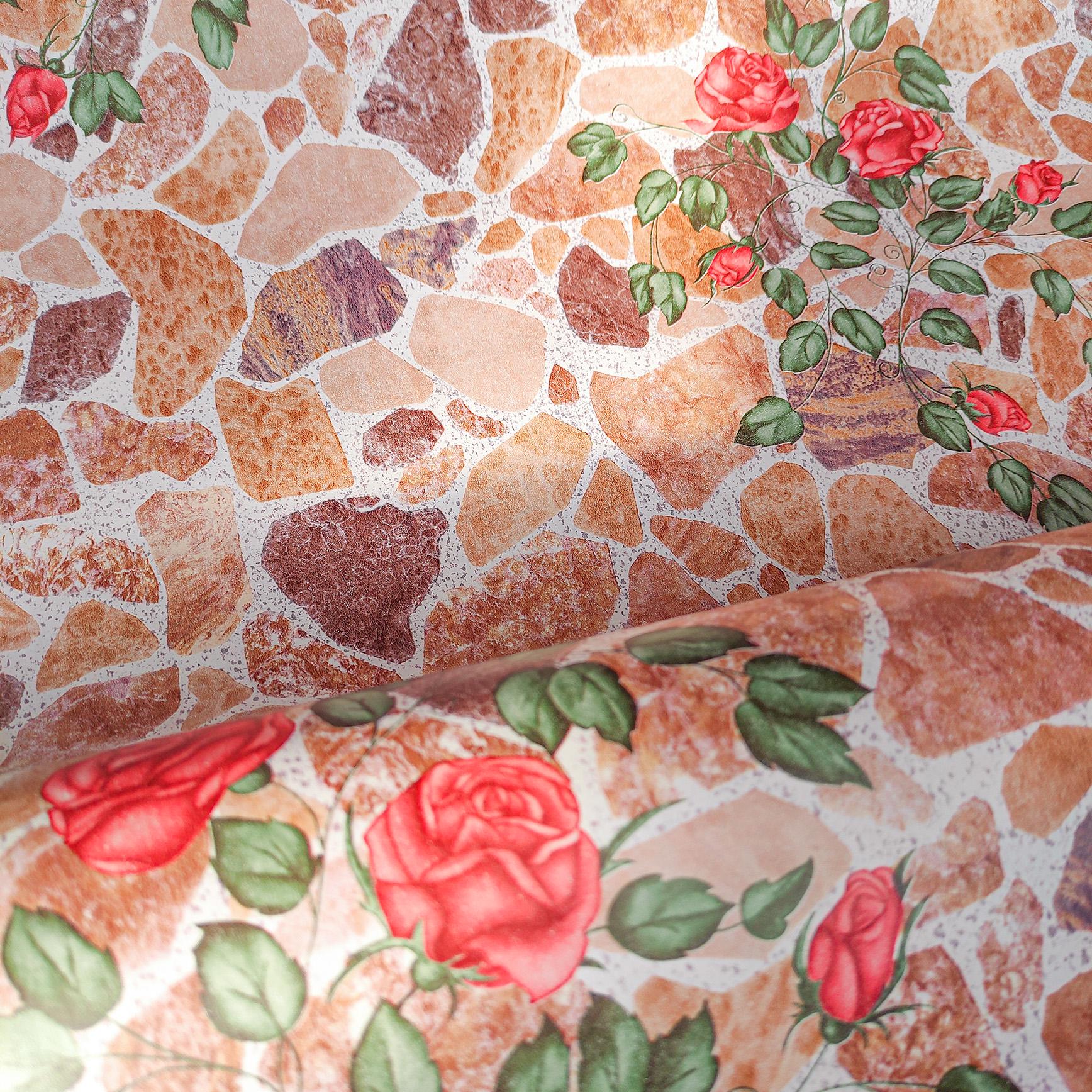 Обои бумажные влагостойкие Шарм Роза 41-01 - фото 2 Обои бумажные влагостойкие Шарм Роза 41-01 - фото 2