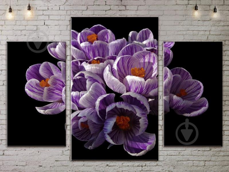 Модульная картина ArtStar цветы ADFL0063 размер 45 х 70 см