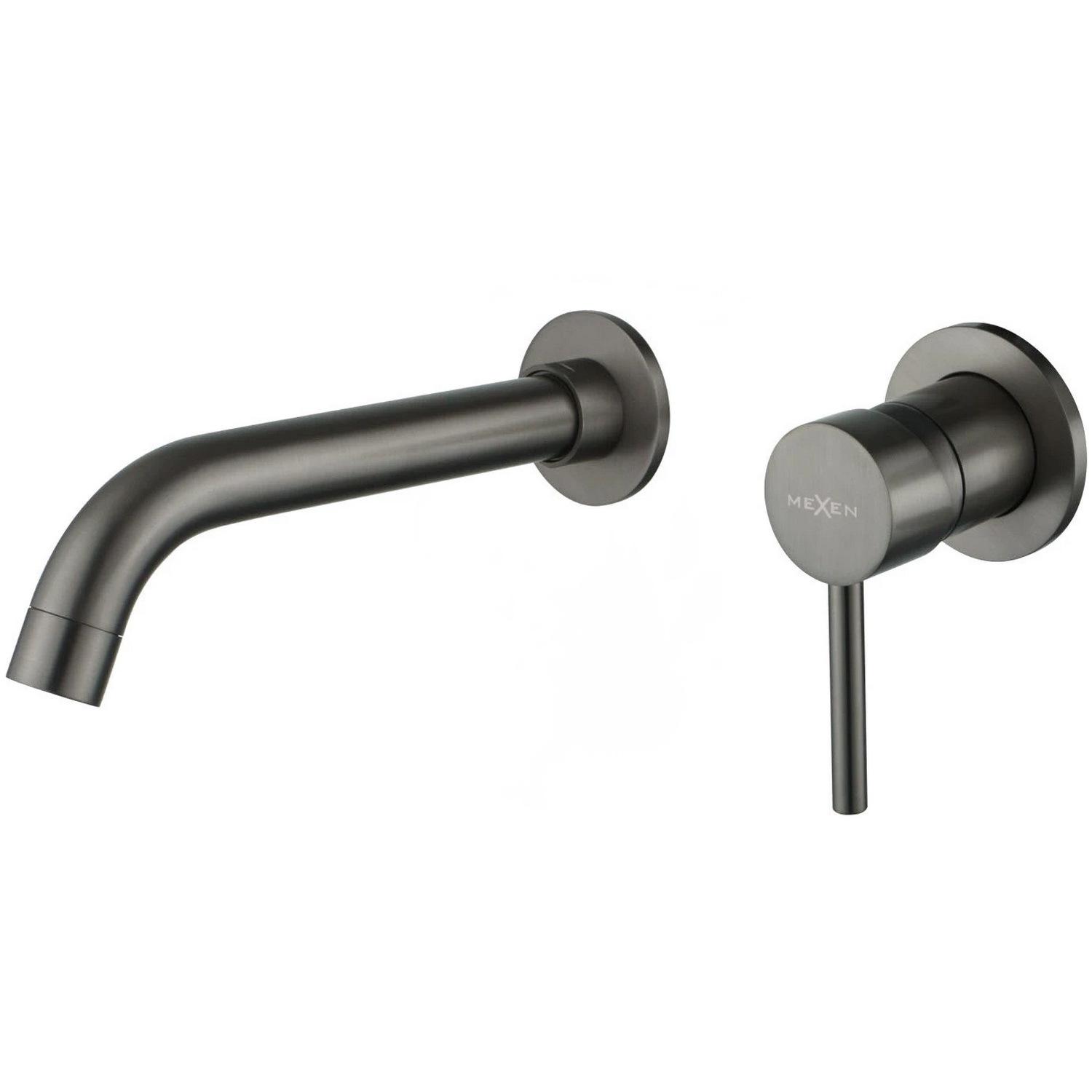 Смеситель однорычажный настенного монтажа Mexen 75015-66 ALMA MEX-75015-66 Графитовый (171678) Смеситель однорычажный настенного монтажа Mexen 75015-66 ALMA MEX-75015-66 Графитовый (171678)