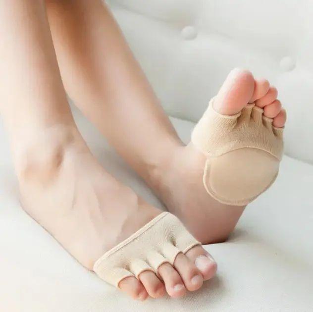 Полуноски женские Five Finger Invisible Socks с пальцами для защиты передней части стопы универсального размера (opt-102744)