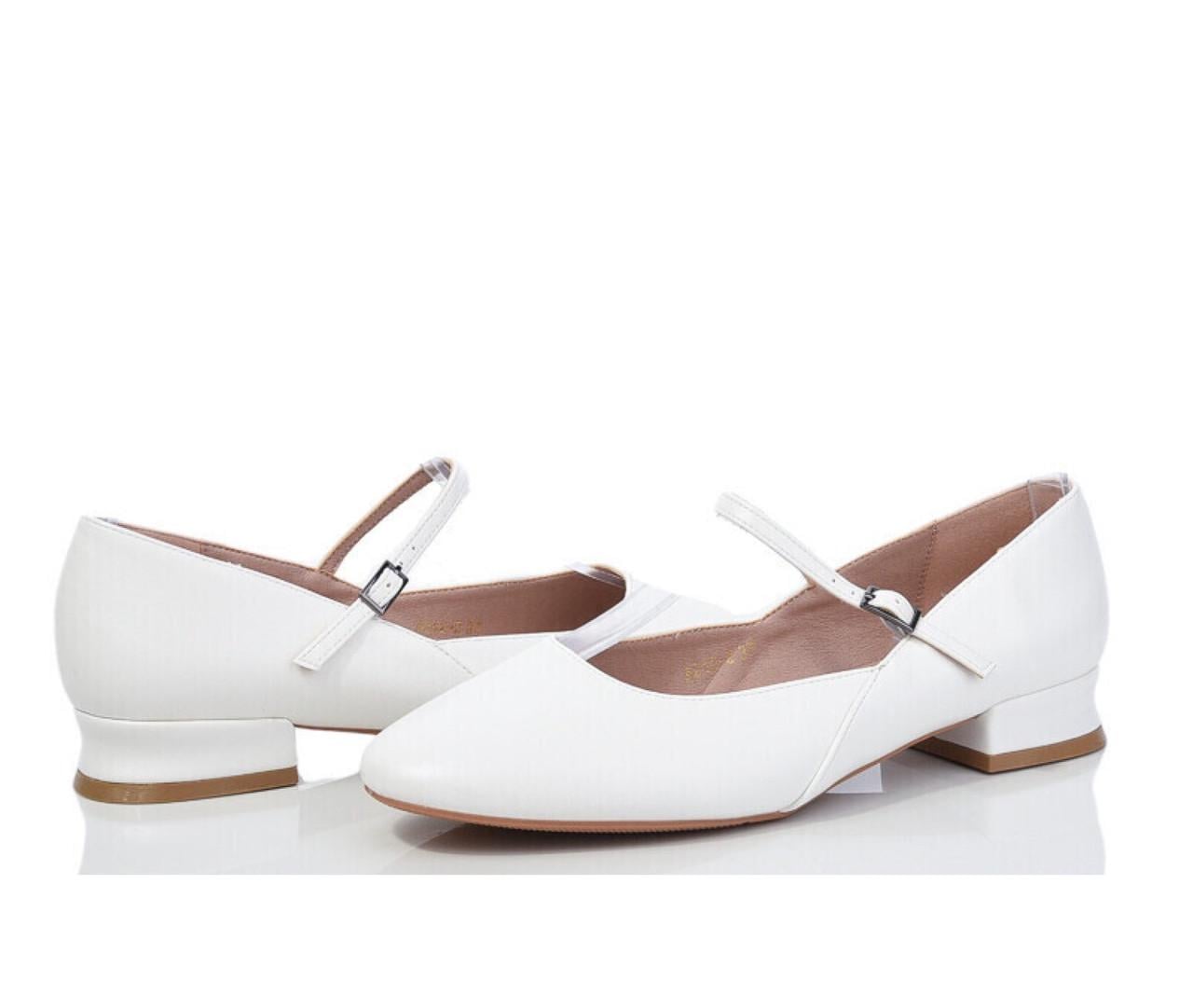 Туфли лодочки женские Loretta A24222/37 р. 37 24,6 см Белый