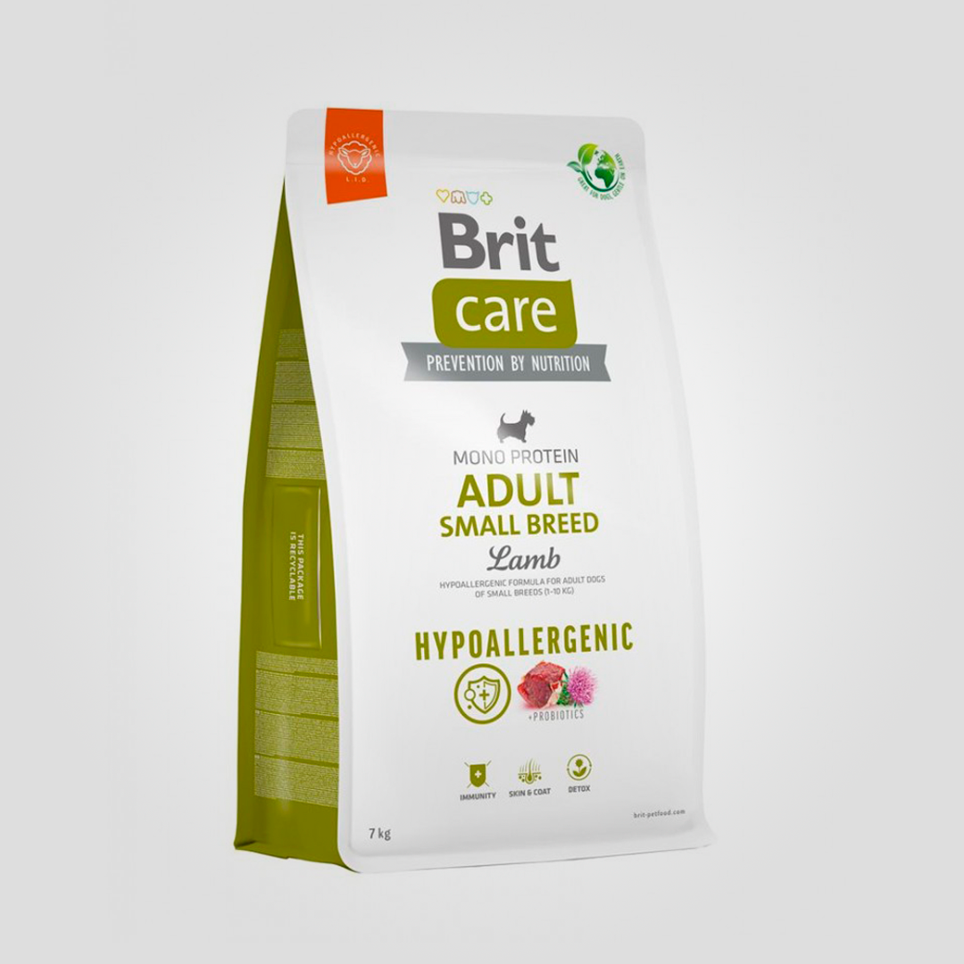 Корм гипоаллергенный Brit Care Hypoallergenic Small Breed с для собак малых пород ягненком 7 кг (20504546)