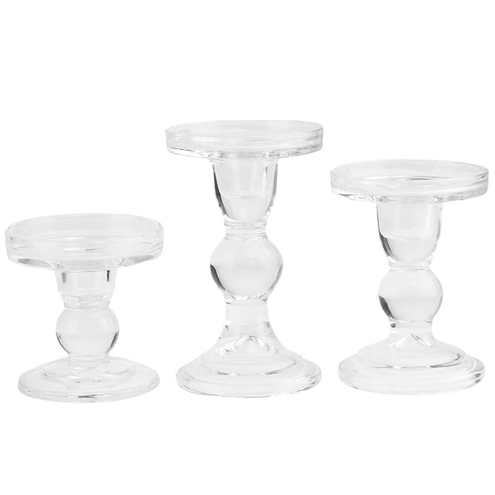 Набір підсвічників Кришталь 14 см 3 шт. (29919127)