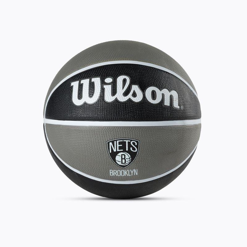 Мяч баскетбольный Wilson NBA TEAM Tribute BRO NETS р. 7 Серый (WTB1300XBBRO 7)