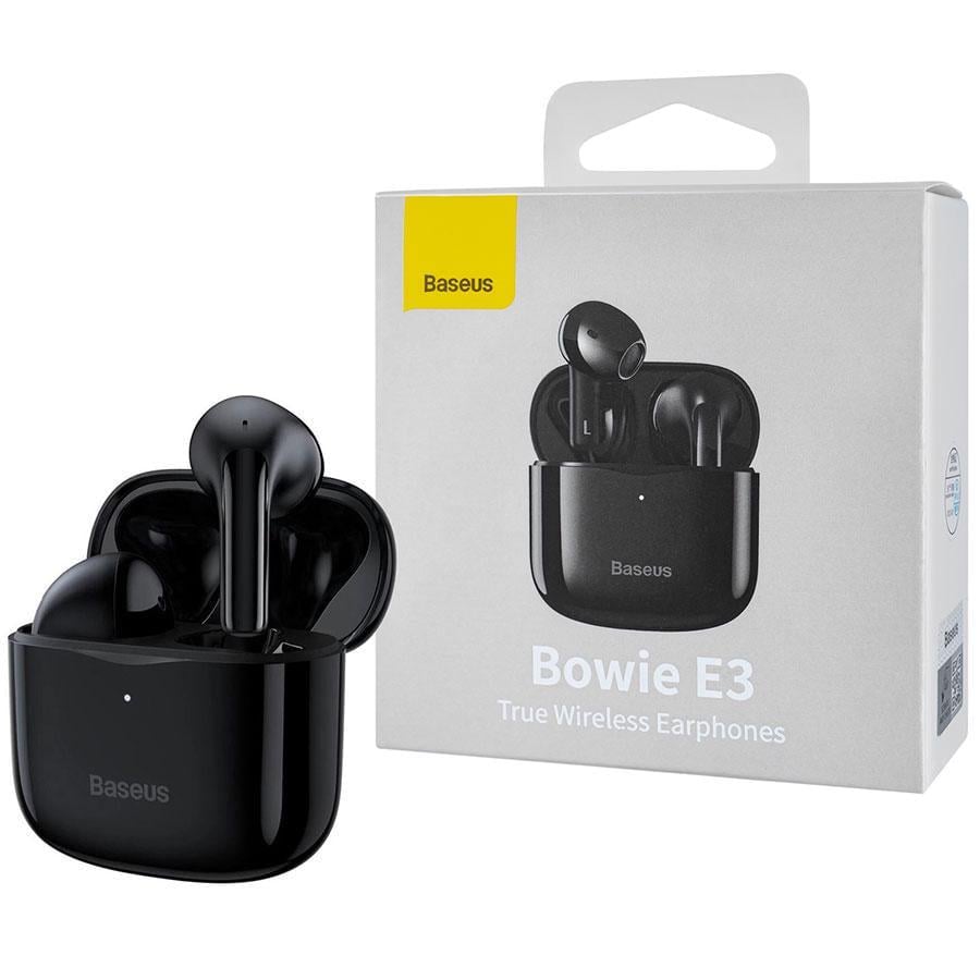 Навушники бездротові BASEUS True Wireless Earphones Bowie E3 Black (NGTW080001) - фото 1