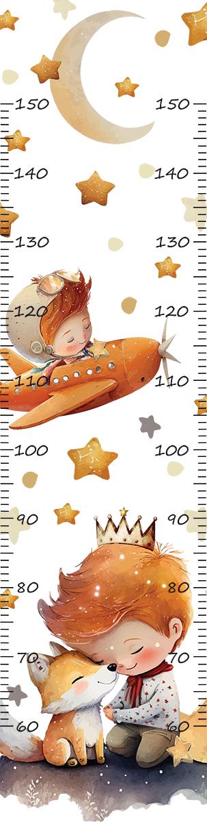 Ростомер наклейка Маленький принц виниловая 30х118 см (40025)