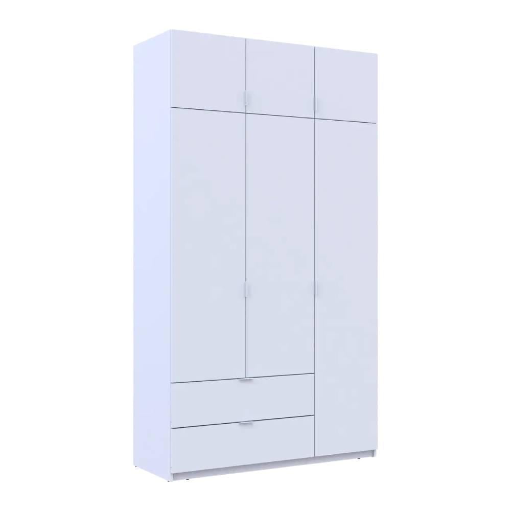 Шкаф для одежды Doros Лукас DRS-011652 3ДСП 135х50х240 см Белый (80737800)