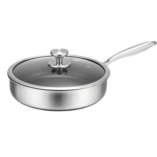 Сковорода глубокая Edenberg с крышкой 28 см (ЦБ-00034223) Сковорода глубокая Edenberg с крышкой 28 см (ЦБ-00034223)