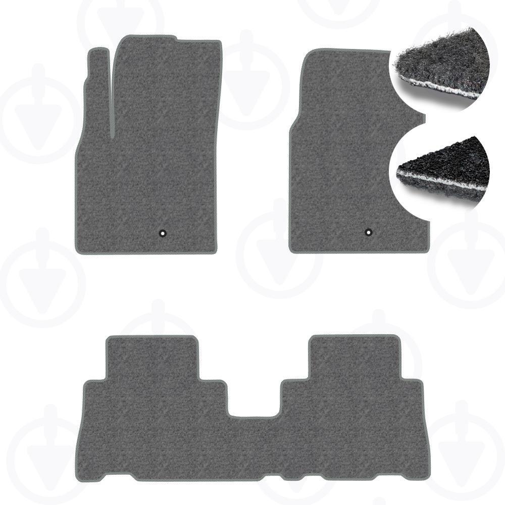 Комплект килимків в салон Star-Tex для Chevrolet Captiva 2006-2011 р. лівокермова версія текстиль/Ciak Сірий (10394-62-06-08)