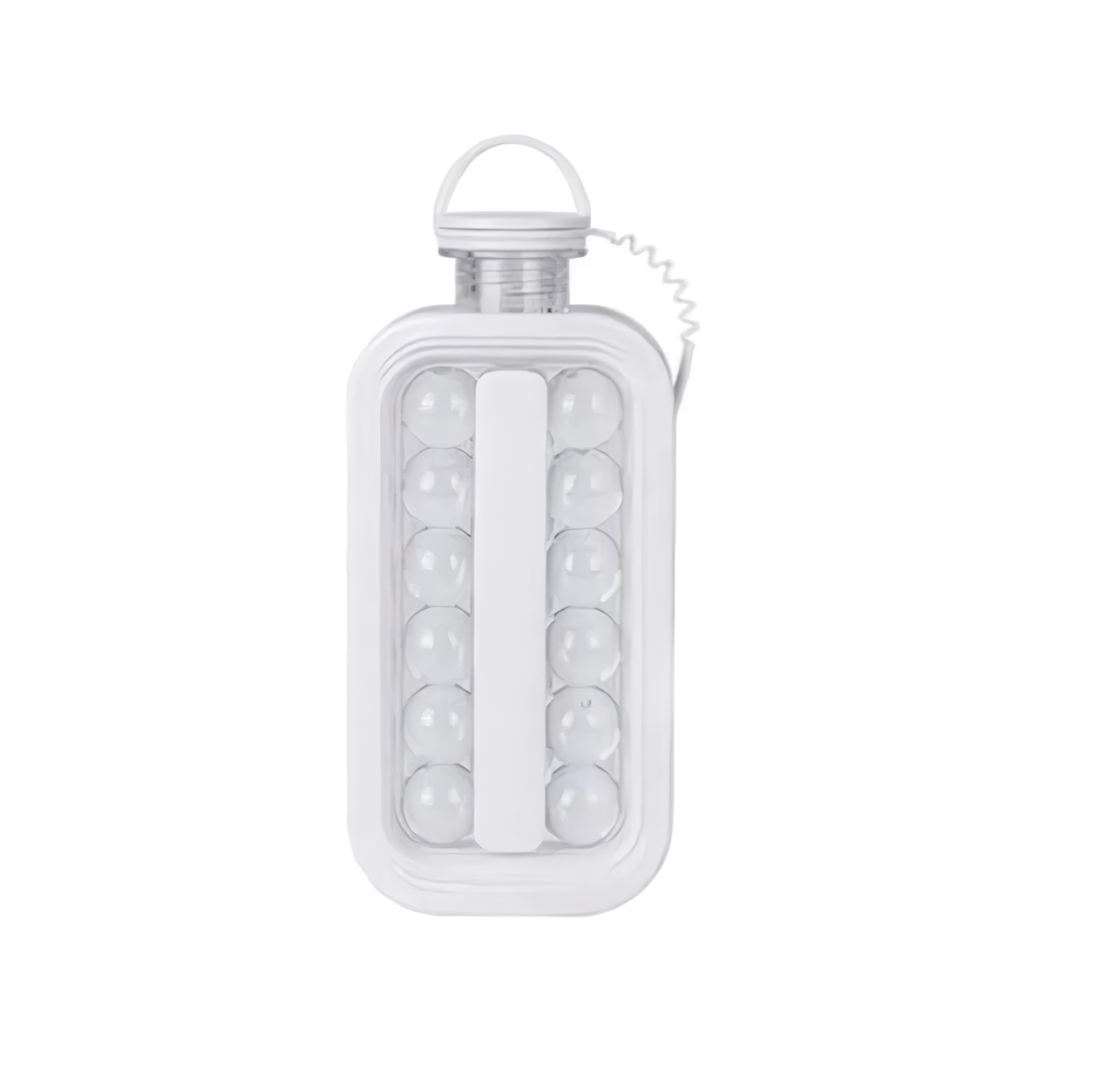 Форма-бутылка для льда силиконовая Ice Cube Tray 8863 17 шаров White (587932)