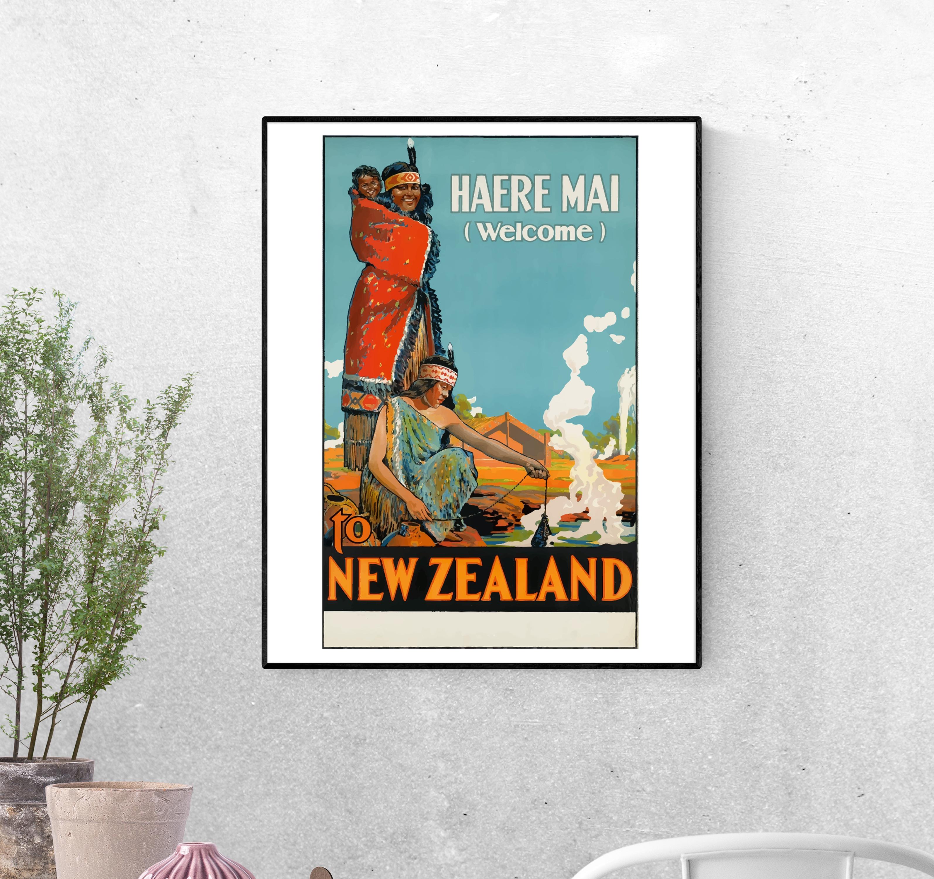 Тревел-постер Индейское племя формат А-2