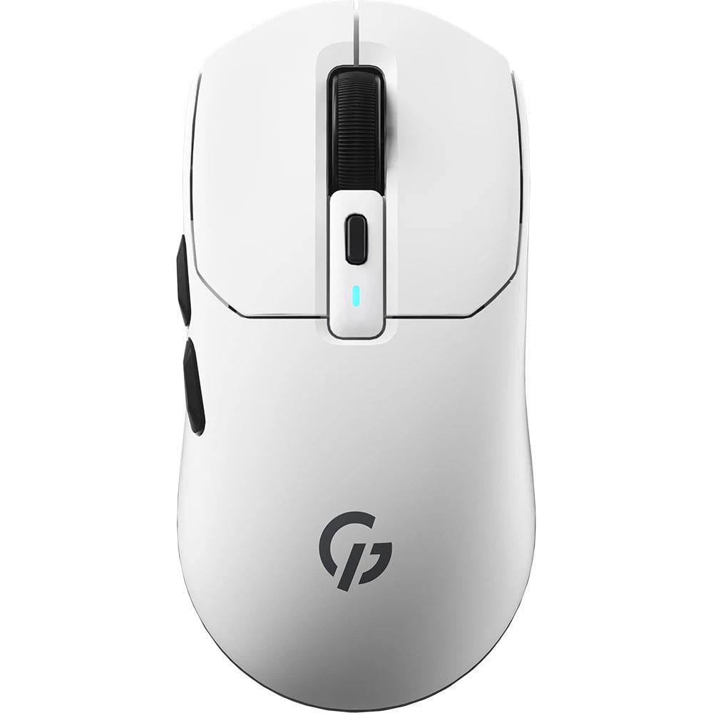 Компьютерная мышка беспроводная игровая GamePro Genesis Airmaster Pixart PAW3311 Bluetooth 2,4 ГГц USB Type-C White (GM167W)