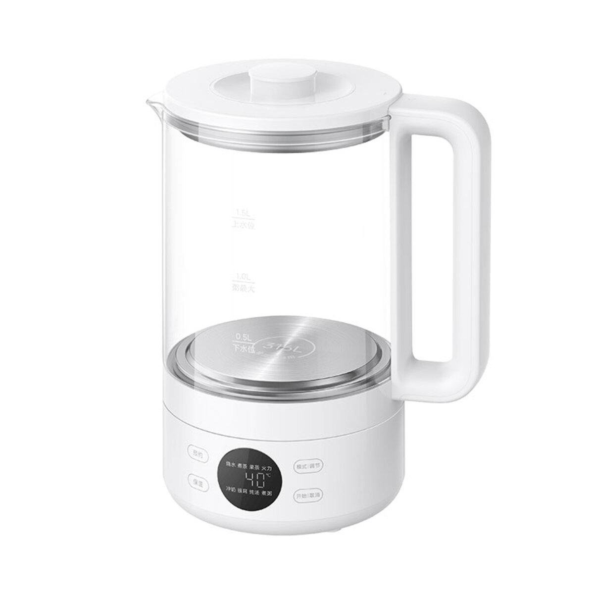 Заварочный чайник Mijia Smart Multifunctional Health Kettle S1 1,5 л 1000 Вт с переходником на EU розетку White (MDS2A0) Заварочный чайник Mijia Smart Multifunctional Health Kettle S1 1,5 л 1000 Вт с переходником на EU розетку White (MDS2A0)