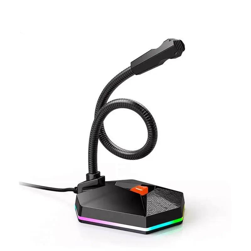 Микрофон игровой Meetion MT-MC13 RGB USB на гибкой шейке Black (26209454)