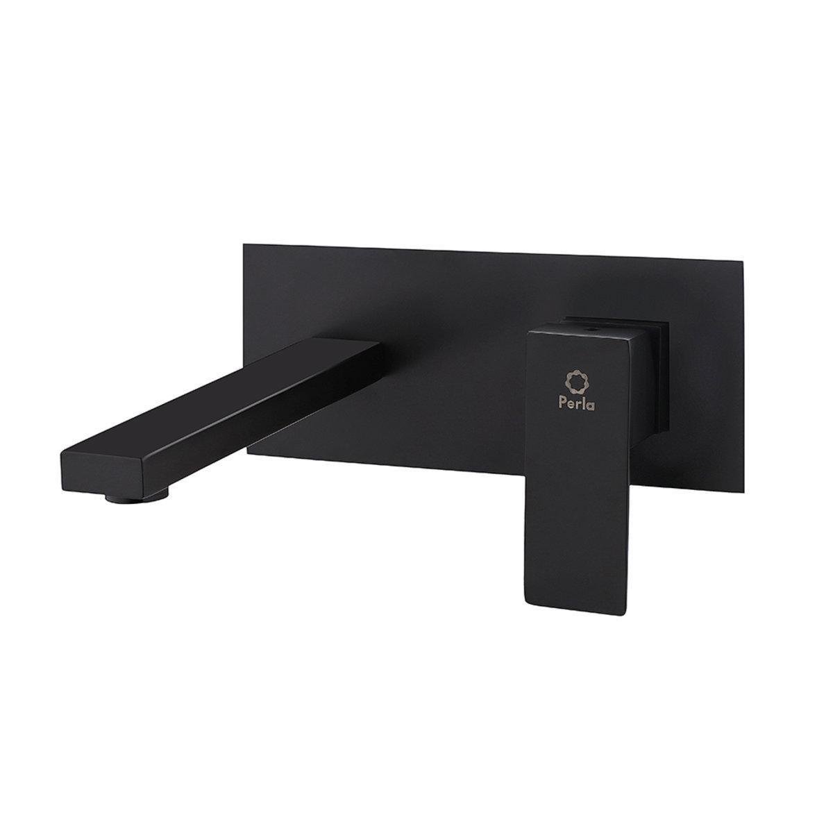 Змішувач для умивальника Perla SMART нержавіюча сталь з панеллю Чорний (PUD-PSS7803B)
