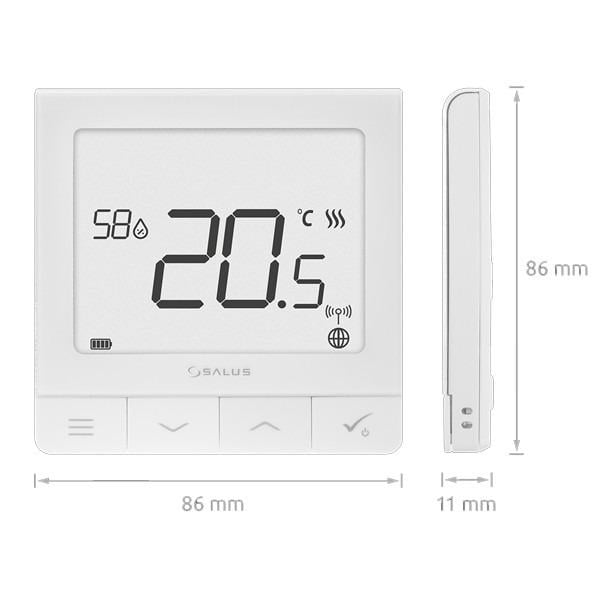 Терморегулятор електронний Salus Quantum SQ610RF бездротовий (22891250) - фото 2 Терморегулятор електронний Salus Quantum SQ610RF бездротовий (22891250) - фото 2