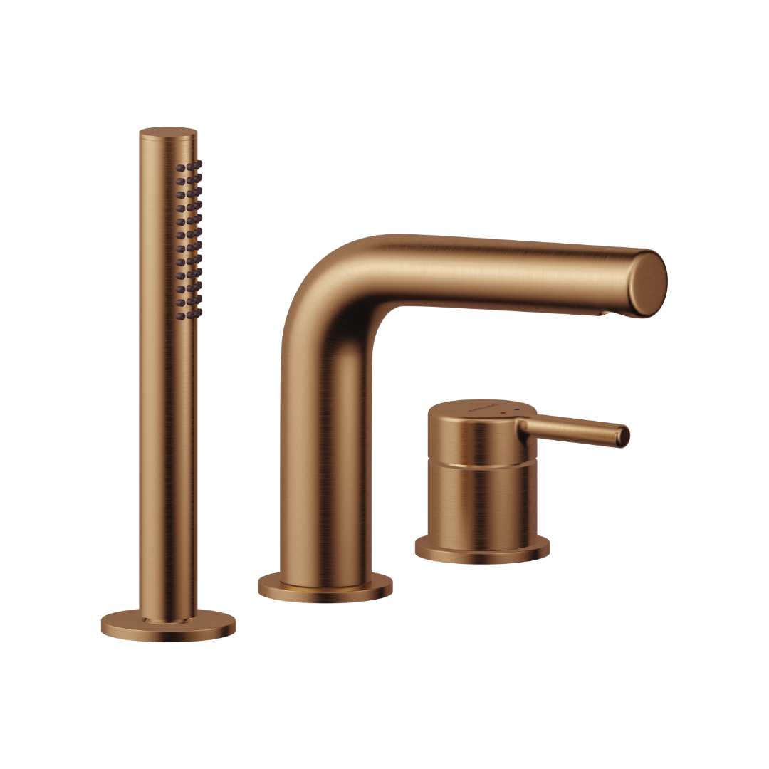 Смеситель на борт ванны Excellent PI Медный матовый (AREX.1234CB) - фото 1 Смеситель на борт ванны Excellent PI Медный матовый (AREX.1234CB) - фото 1