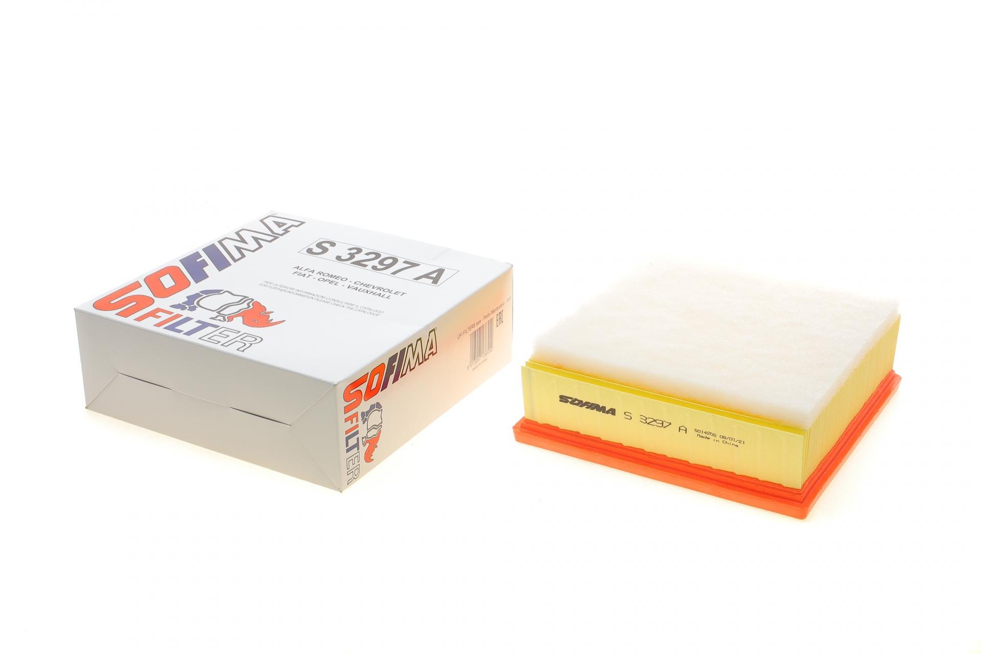 Фільтр повітряний SOFIMA для Fiat Doblo 1,6-2,0JTD/Opel Combo 1,6-2,0 CDTI 10- OE line- (S 3297 A)