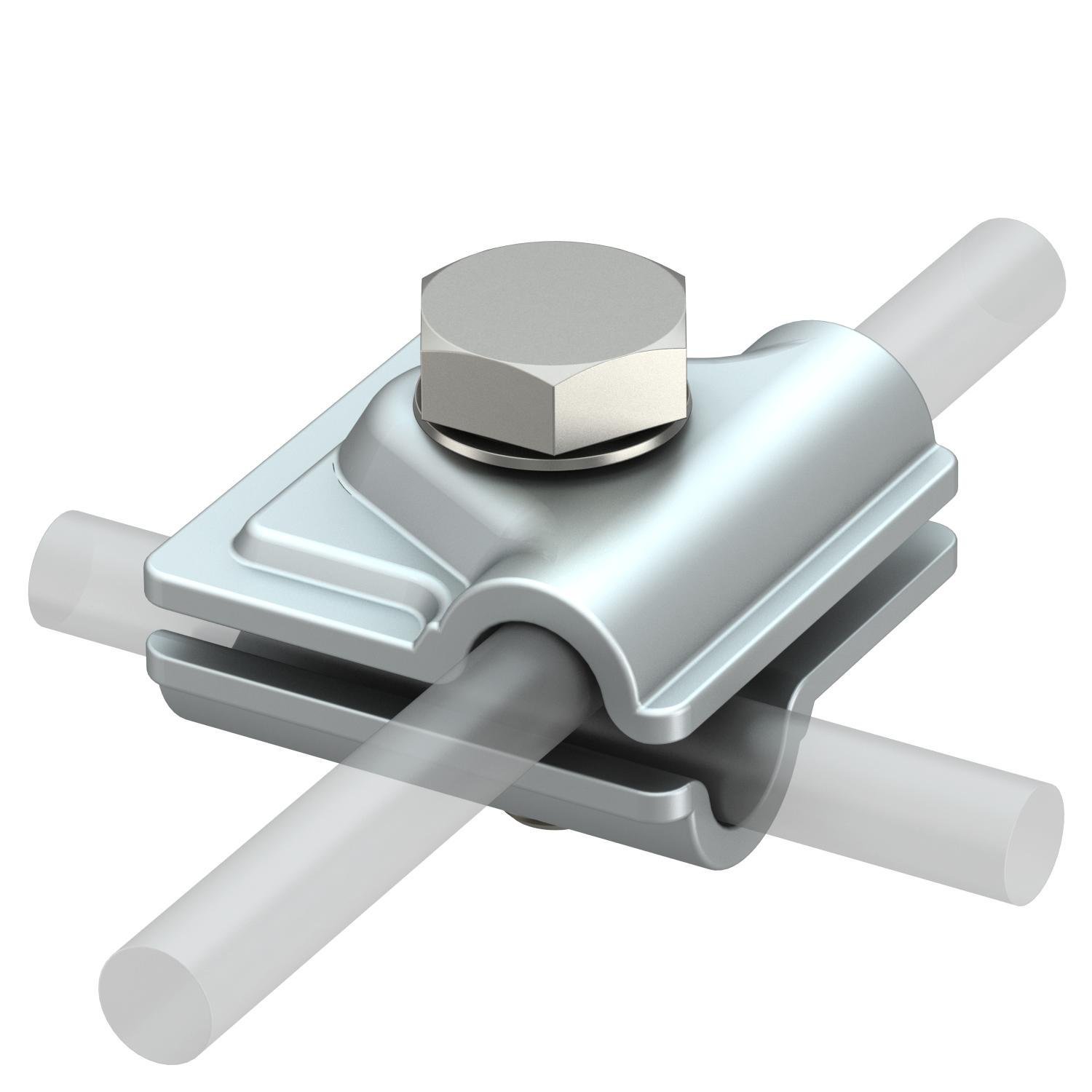 Соединитель универсальный OBO bettermann прут-прут Vario ø 8-10 мм для круглого проводника алюминий (5311713)