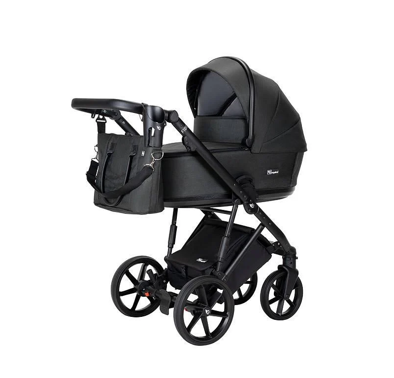 Коляска детская FIBI 2в1 функциональная Черный