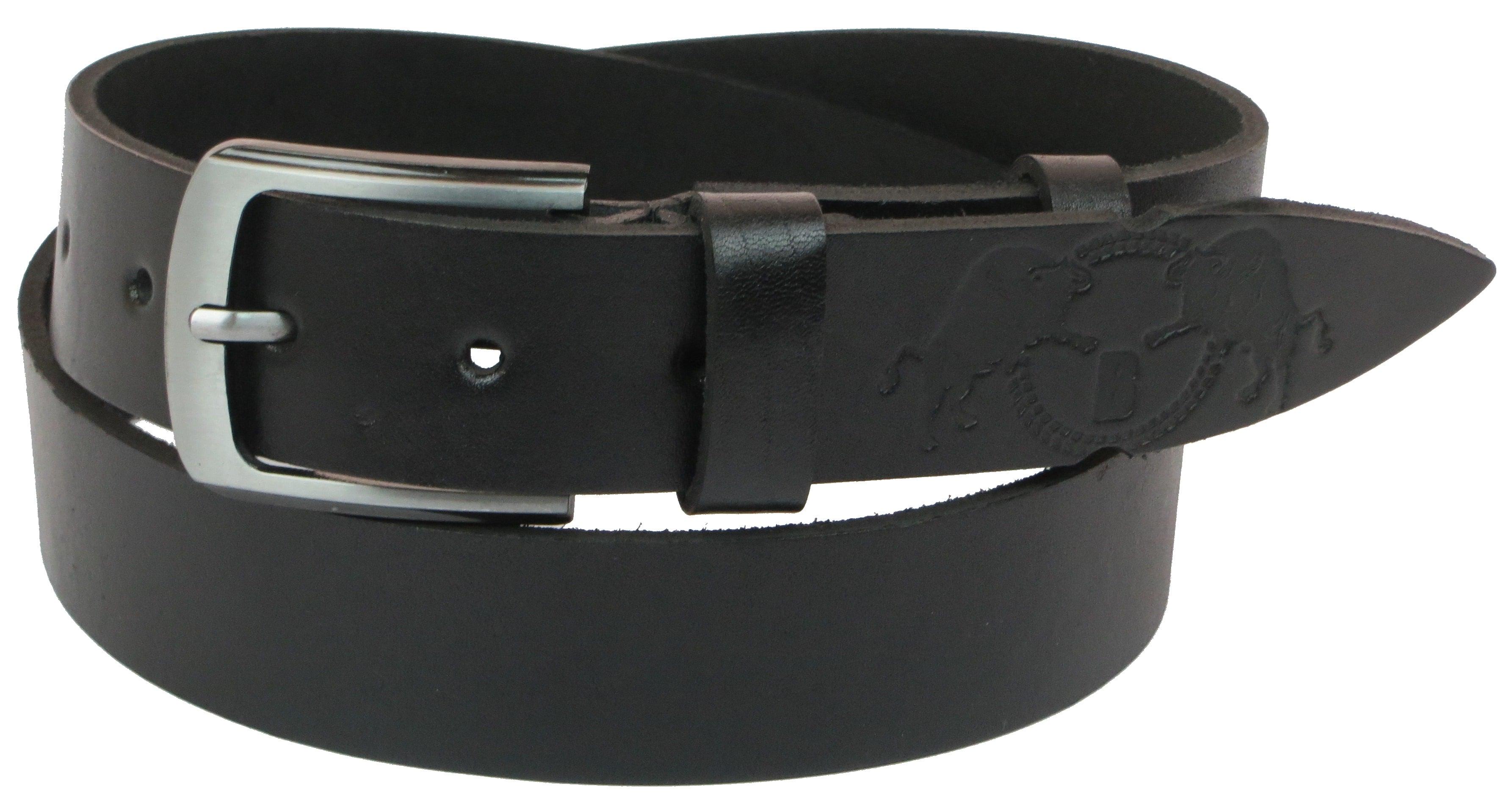 Ремень мужской Skipper кожаный Черный (1070-38) Ремень мужской Skipper кожаный Черный (1070-38)
