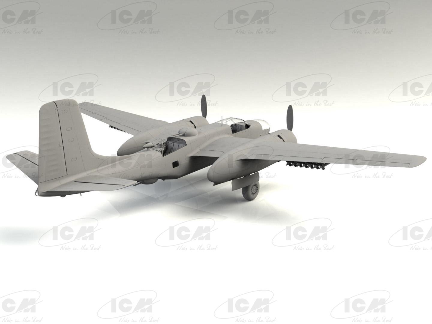 Збірна модель ICM B-26С-50 Invader американський бомбардувальник війна в Кореї (48284) - фото 14