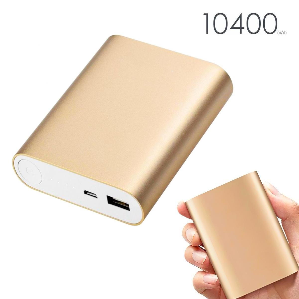 Повербанк для телефона 10400 mAh Золотистый (1007500-Gold-1) - фото 2