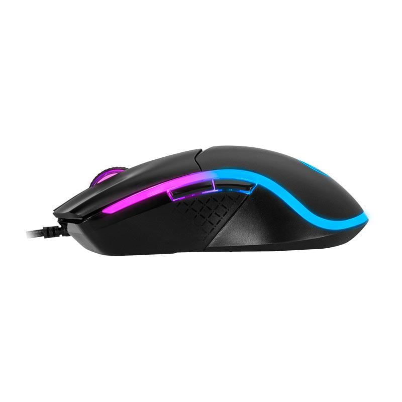 Компьютерная мышка игровая Marvo Wired Programmable Gaming Mouse M358 с RGB-подсветкой Черный (22562491) - фото 6