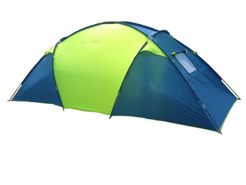 Палатка 6-местная GreenCamp 1002 двухкомнатная Синий (GC1002)