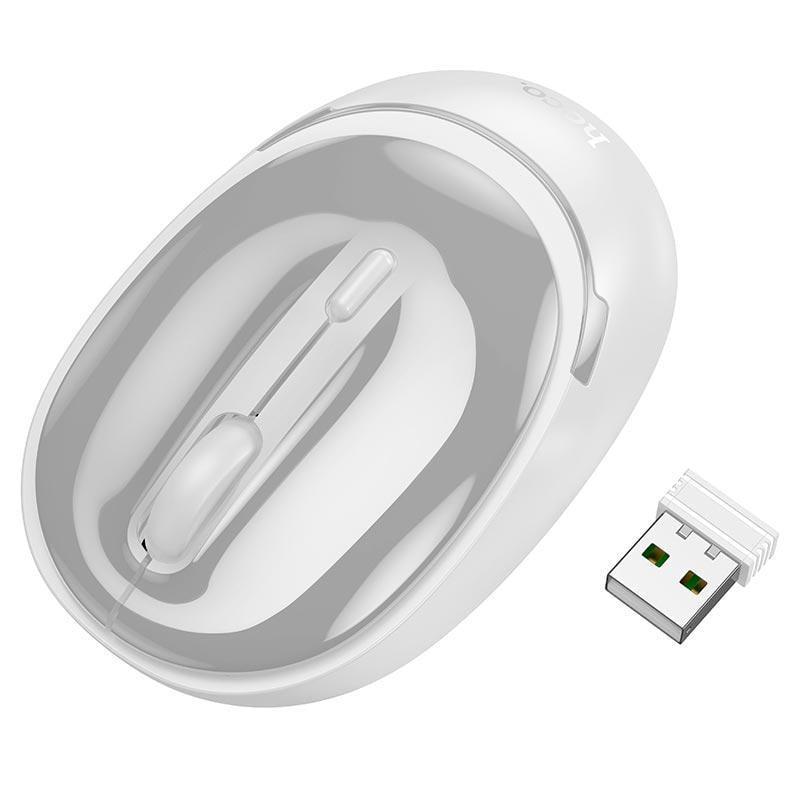 Компьютерная мышка Hoco Nuevo dual-mode business wireless mouse GM34 BT/2,4G 800/1200/1600 dpi (2827086925)