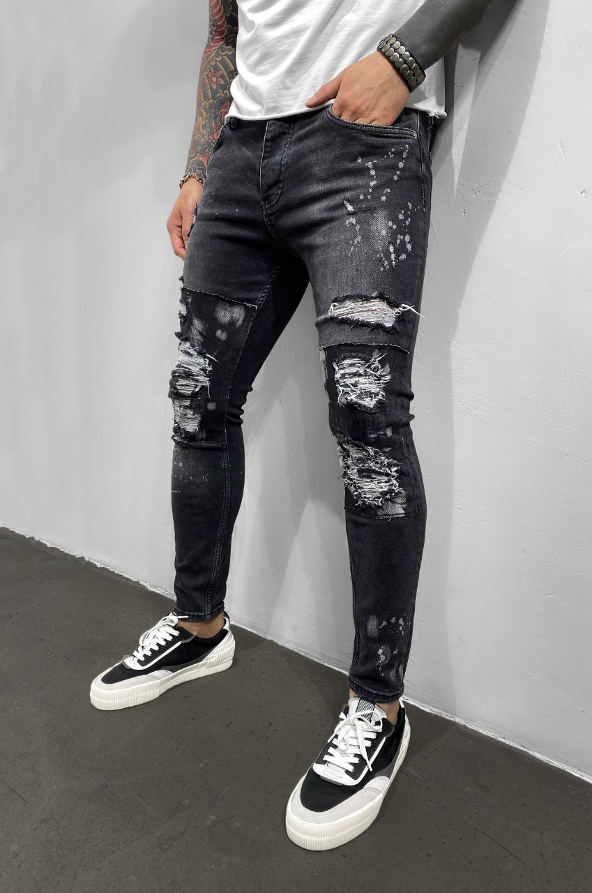 Джинсы 1-154 р. 29 Черный (15571)