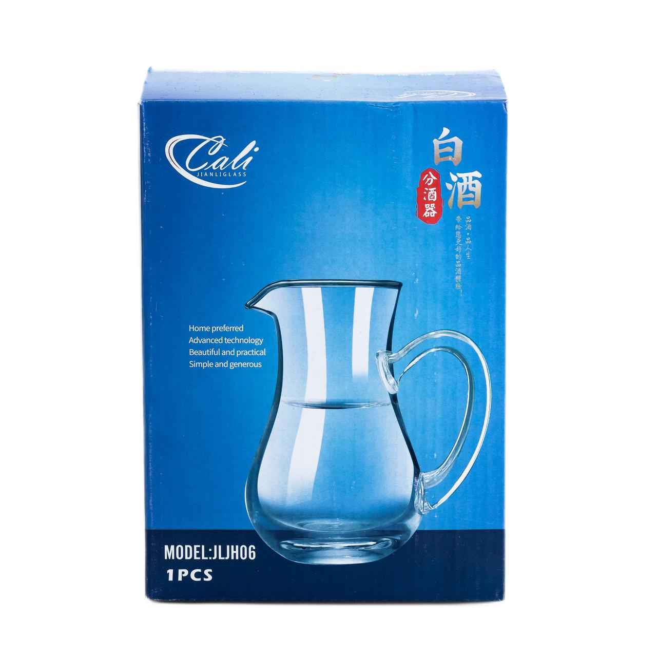 Кувшин Cali из толстого стекла фигурный Прозрачный (HP575) - фото 5 Кувшин Cali из толстого стекла фигурный Прозрачный (HP575) - фото 5