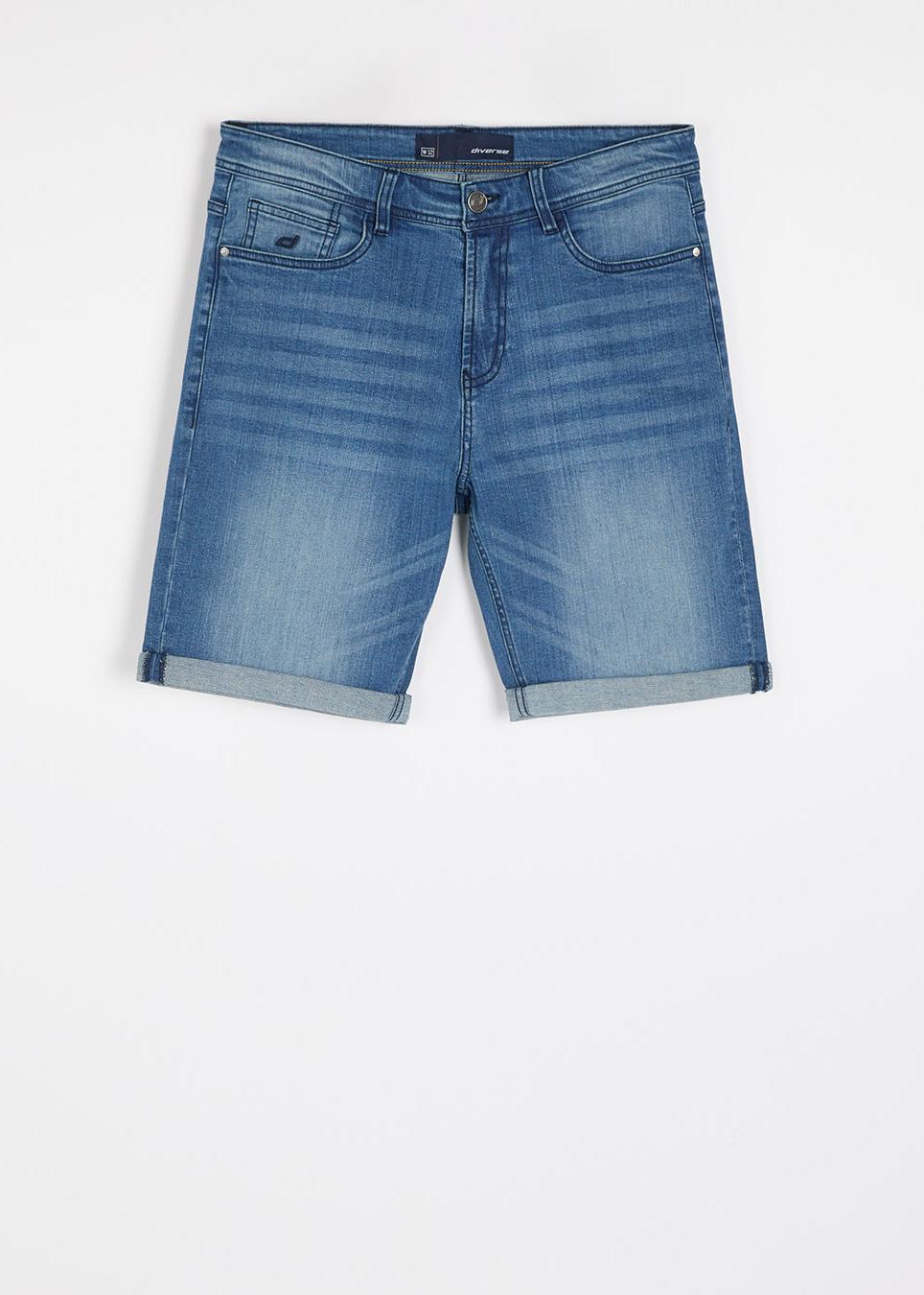 Шорты мужские джинсовые Diverse SHELDON SH 252 р. 34 Голубой (5905384107213) - фото 6