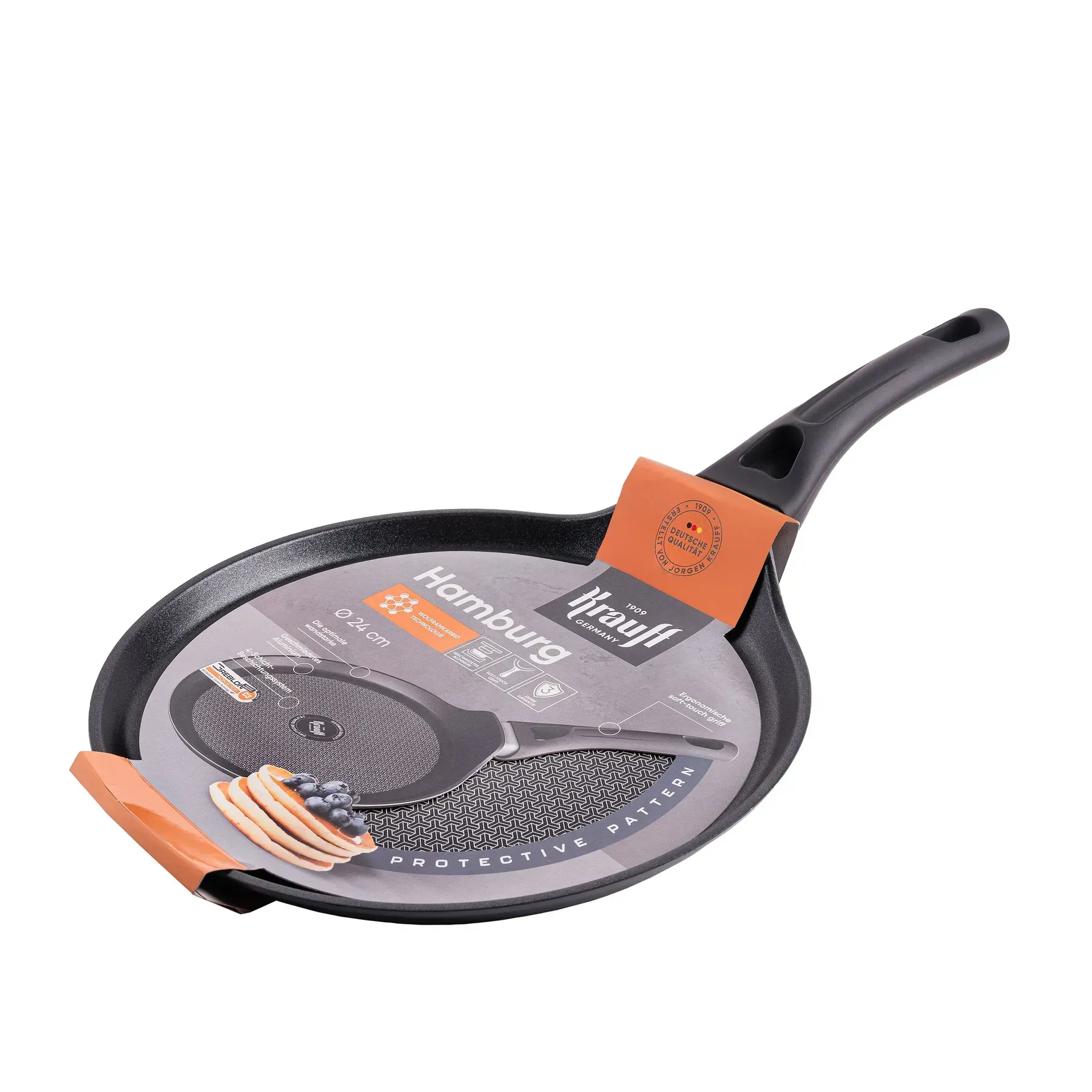 Набір каструль Hamburg Krauff зі сковородой для млинців та підставкою 5 пр. (55-333-615) - фото 4 Набір каструль Hamburg Krauff зі сковородой для млинців та підставкою 5 пр. (55-333-615) - фото 4