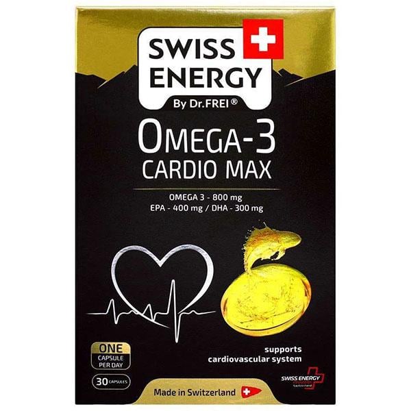 Омега 3 Swiss Energy Omega-3 Cardio Max 30 капс. (000026752)