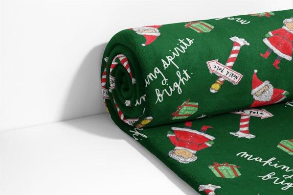 Плед на кровать Lelit евро фланелевый 200х220 см Green (23390245) - фото 3