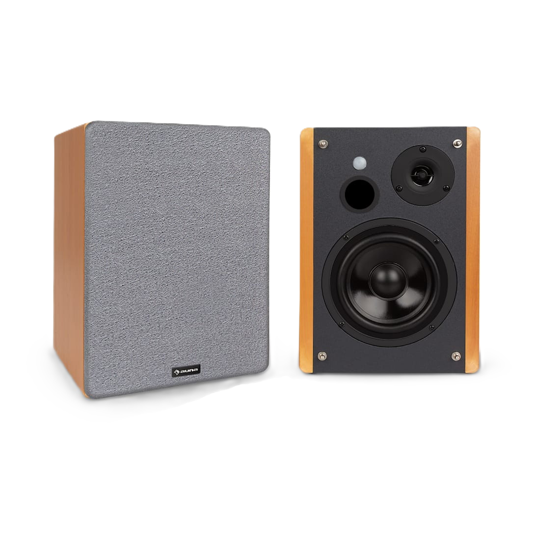 Колонки активні AUNA Line 400 2x20 Вт RMS BT/USB/SD MP3 Колонки (10033751)