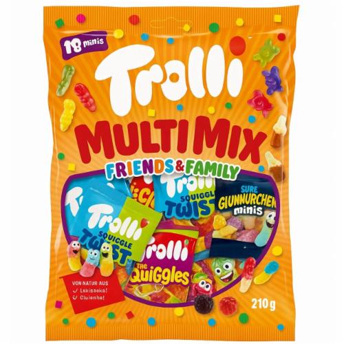 Конфеты желейные Trolli Multi Mix Friends & Family (BOX) 210 г (30826939) Конфеты желейные Trolli Multi Mix Friends & Family (BOX) 210 г (30826939)