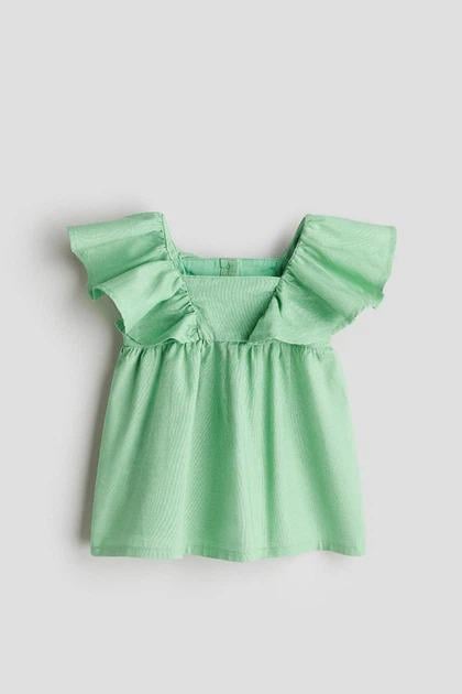 Платье H&M 1282974 80 см Зеленый