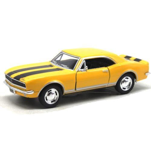 Игрушечная машинка металлическая Chevrolet Classic Camaro Z/28 1967 Желтый (219757)