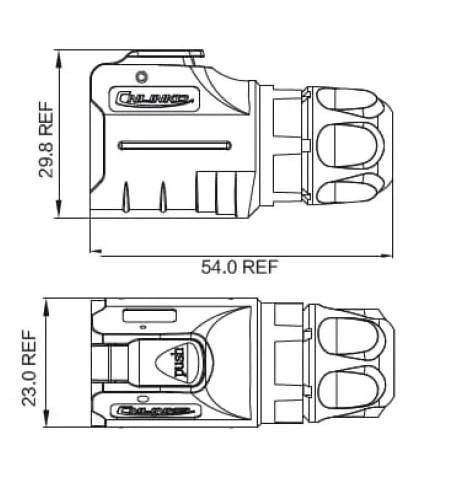 Роз'єм герметичний вилка CNLINKO pin2 LP-16-J02PE-01-001 (2338163257) - фото 4 Роз'єм герметичний вилка CNLINKO pin2 LP-16-J02PE-01-001 (2338163257) - фото 4