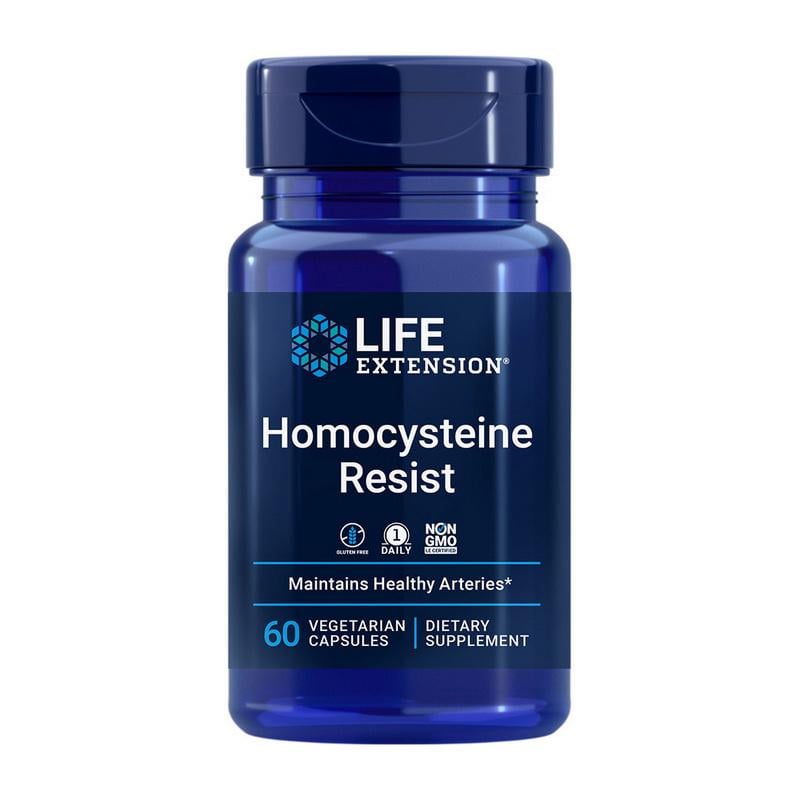 Вітаміни групи B Life Extension Homocysteine Resist 60 вег. капс.