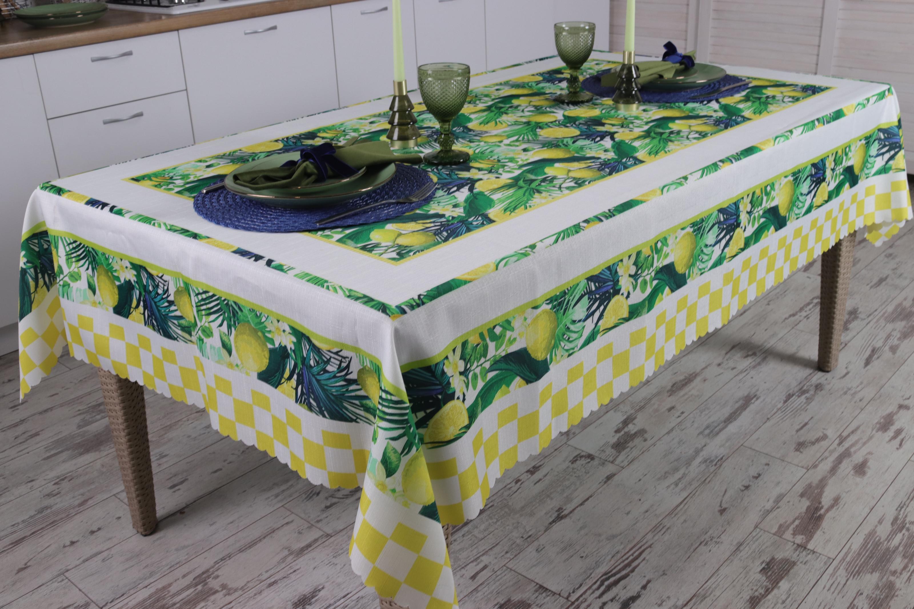 Скатерть кухонная Tropik Golden Laurel 140x220 см (8828-8) - фото 4 Скатерть кухонная Tropik Golden Laurel 140x220 см (8828-8) - фото 4
